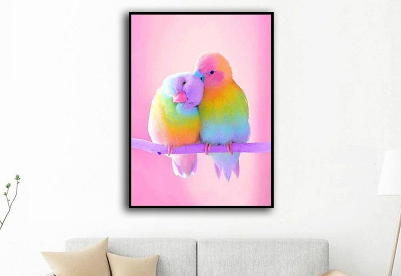 Full Round Drill Parrot Diamond Art Mosaic Kit