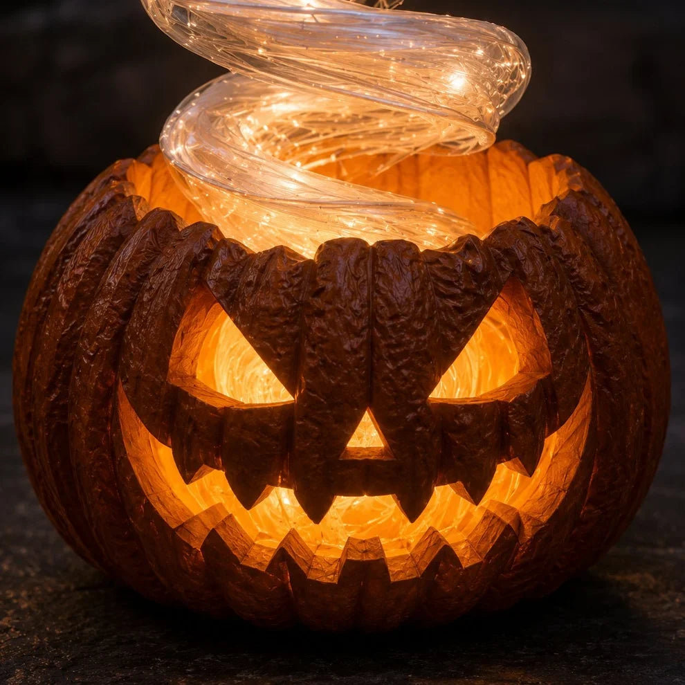 51-Inch Lighted Swirling Ghost Pumpkin Halloween Decoration